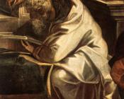 雅格布 罗布斯提 丁托列托 : Christ before Pilate detail